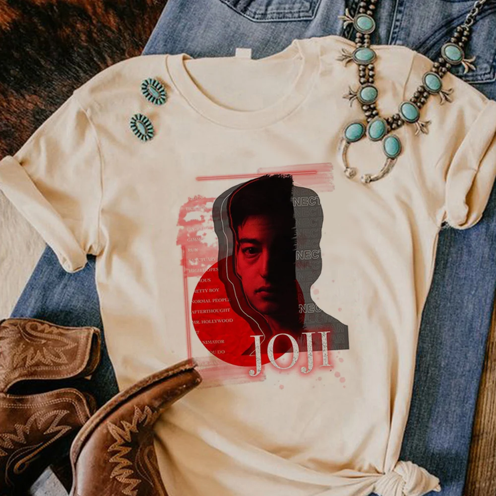 Joji t-shirt damski anime letni projektant tshirt damski grafika 2000s japońskie ubrania