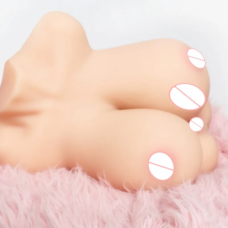 Big Breast Plump Chest Sex Doll Artificial Silicone Vagina Boobs Anal 3 in 1 Sex Toys Male Masturbabor Breast Sex Love Doll