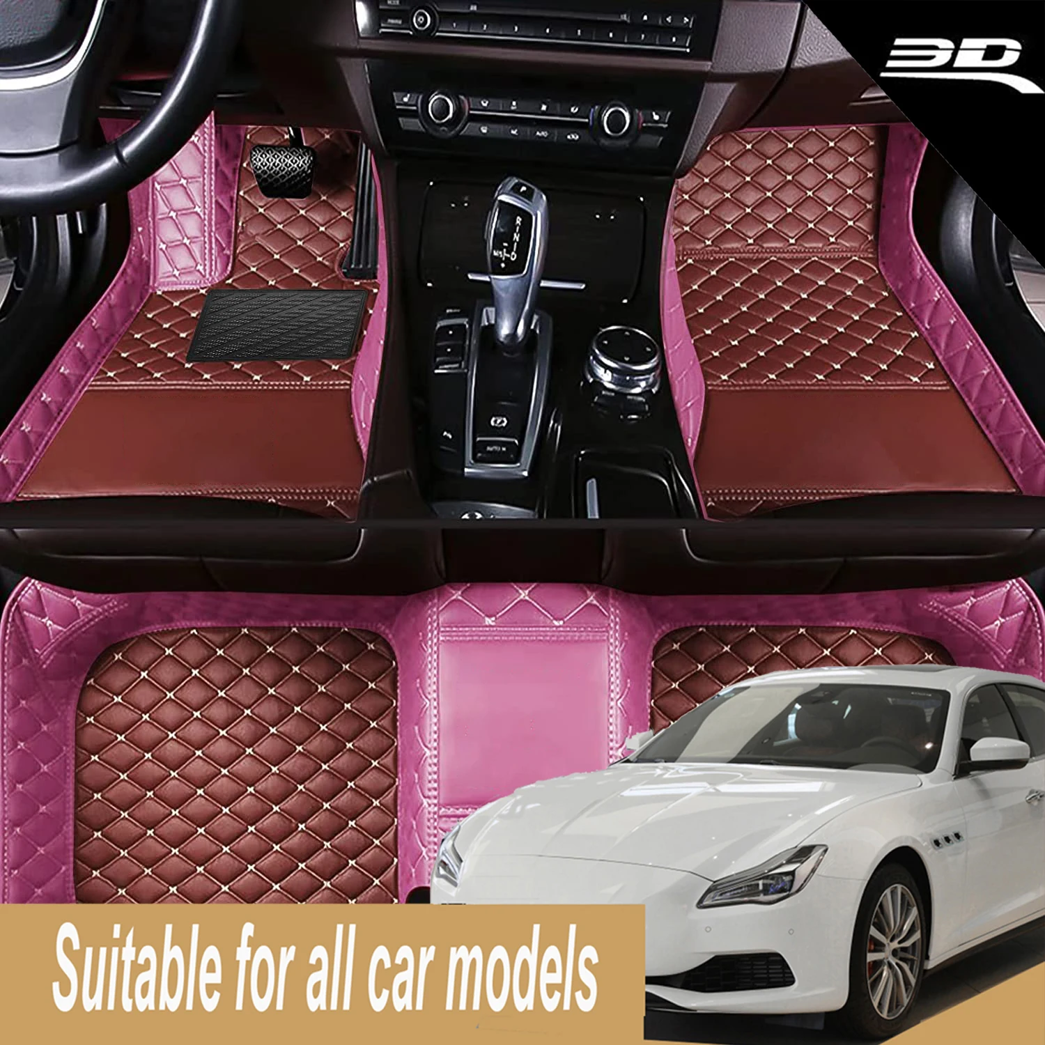 

New Custom Car Floor Mats For Porsche Taycan 2019-2024 Auto Carpets Accessories Waterproof Leather Floor Liners