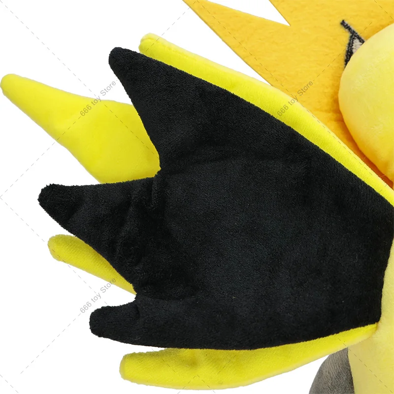 30cm อะนิเมะโปเกมอนตุ๊กตา zapdos peluche ตุ๊กตาของขวัญสำหรับวันเกิดสำหรับเด็กคริสต์มาส