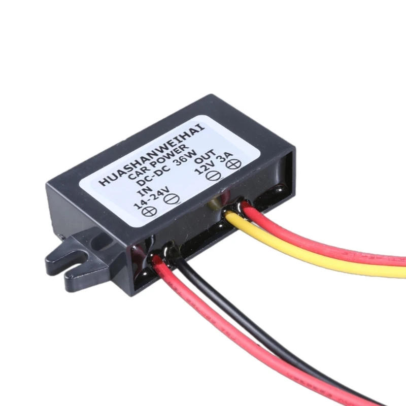 Efficient Car Voltages Regulator 14-24V to 12V Converters Step Down Power Module for Electronics Car Player Use