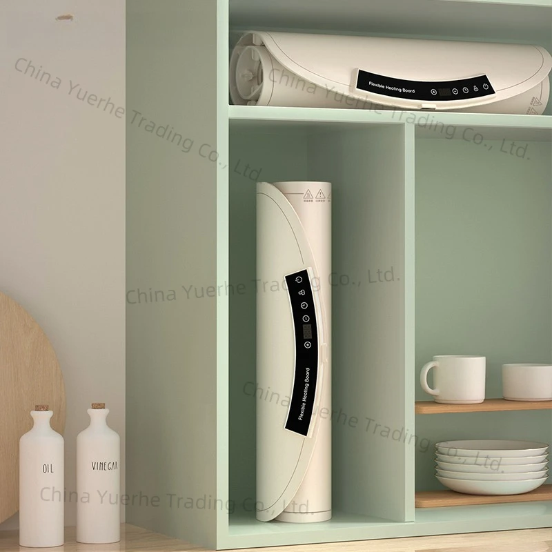 

Flexible vegetable warming board Hot dish artifact Household dining table mat Heating plate Folding multi-functional meal insula