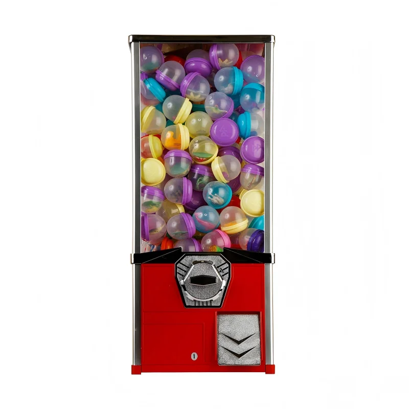 Automatic Coin Operate Small Size Aluminium cap sule Vending Machine Big Ball cap sule