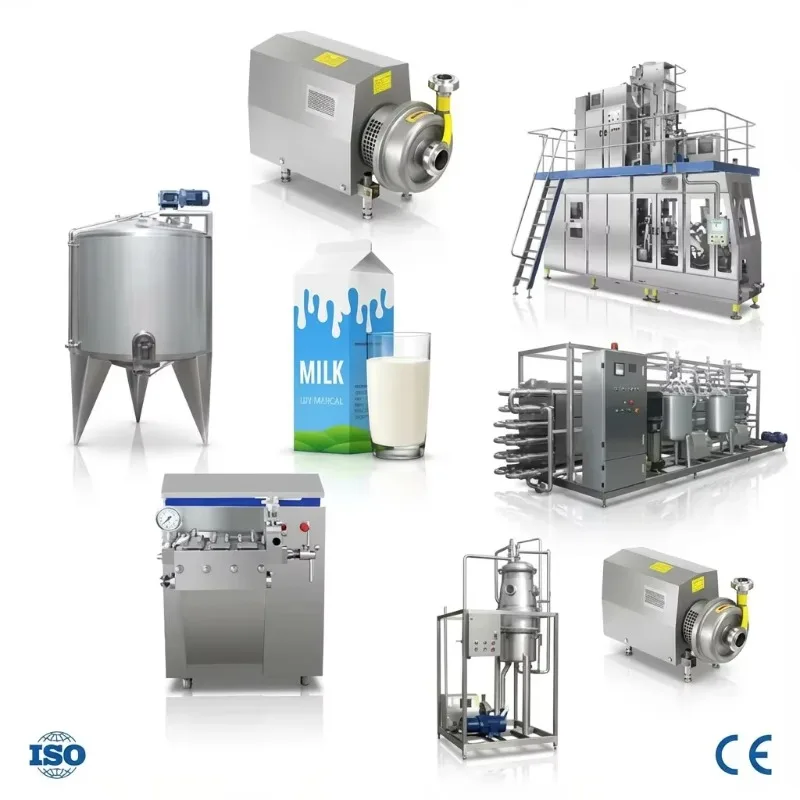 Customized Turnkey Project Large Scale Automatic Pasteurized Milk & Dairy Processing Plant Equipment Manufacturer