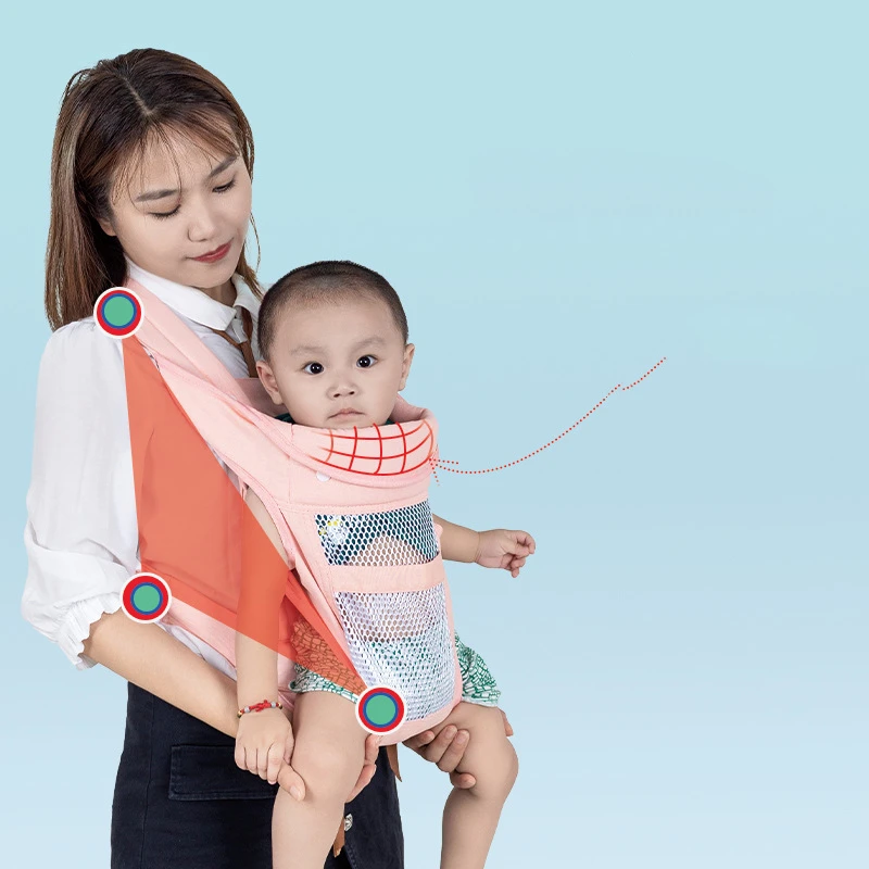 Newborn Baby Carrier Baby Horizontal Front Hug Type Easy to Go Out Multi-functional Light Baby Holding Artifact Free Hands