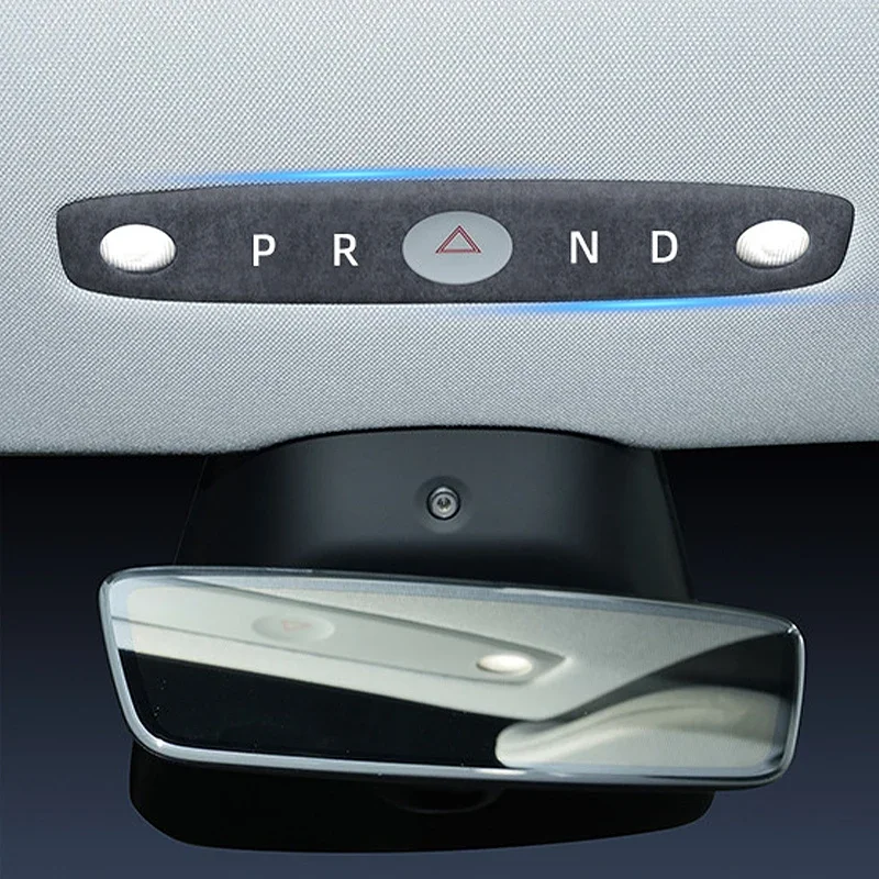 

Fit For Tesla Model 3 Highland 2023- Model Y 2025 Alcantara Front Reading Light Panel Trim Sticker Car Interior Decor Accessorie
