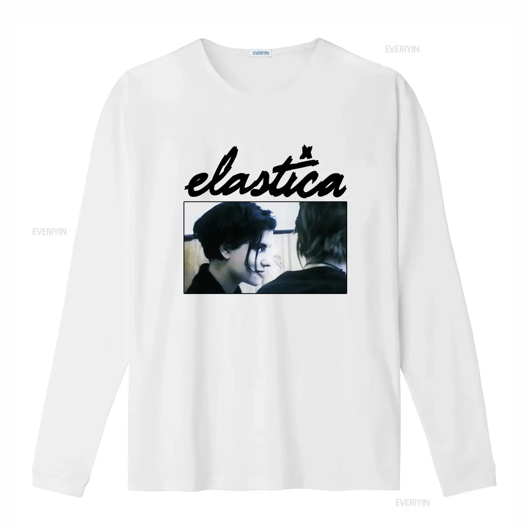 Elastica Vintage Style T Shirt Retro Fashion Statement vintage Washed Breathable Comfortable homme Slightly Casual streetwear
