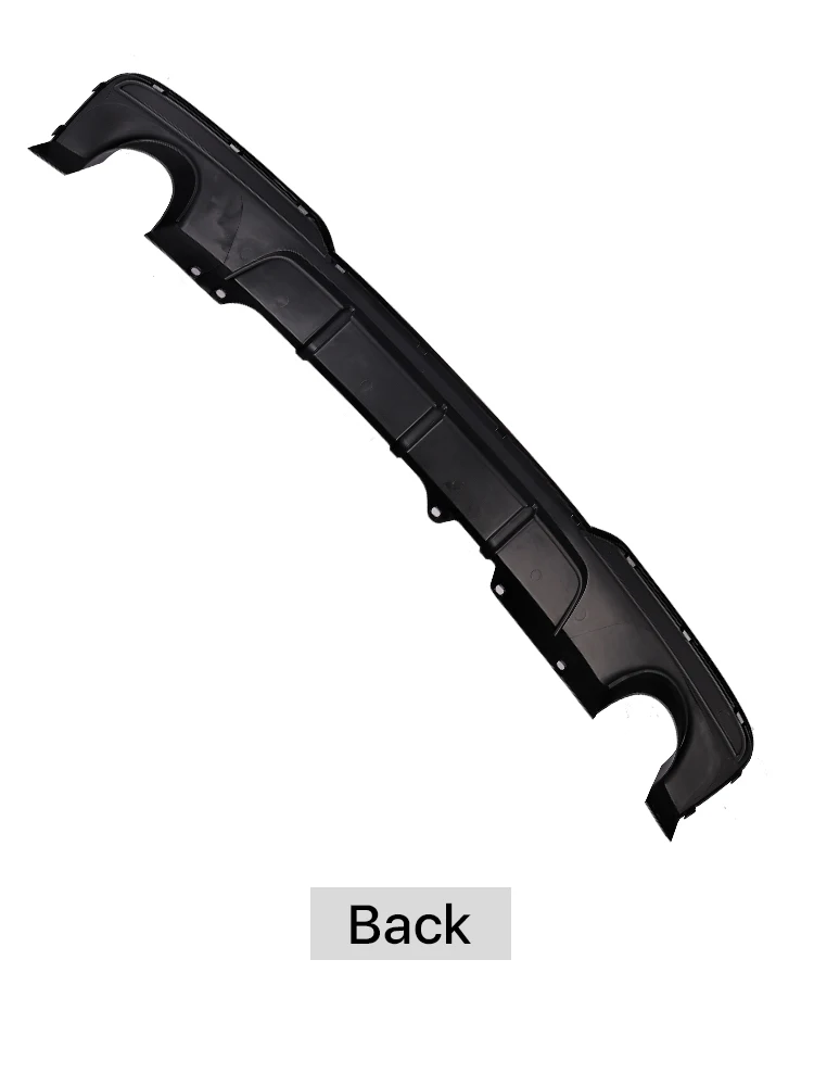 لسيارات BMW 5 Series F10 F11 2010-2017 أسود المصد الخلفي الناشر الكربون المنافسة M Sport M Tech الناشر سبويلر 520i 523i #6