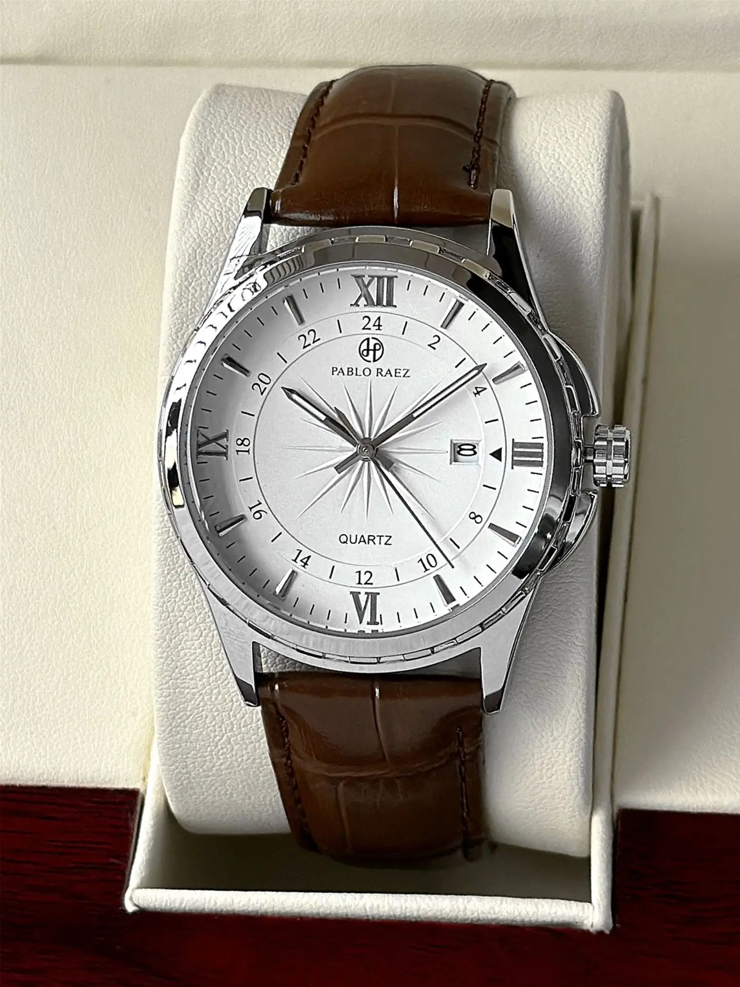 ساعة ميكانيكية أوتوماتيكية بالكامل للرجال جديدة مقاومة للماء، ساعة عمل عصرية كوارتز للرجال