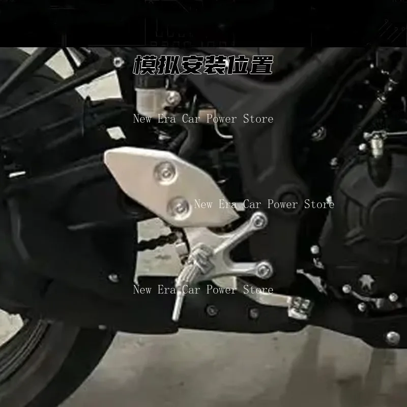 Suitable for Yamaha YZF R25 R3 MT-03 Front Pedal Bracket Modification Motorcycle Front Pedal Left and Right Brackets