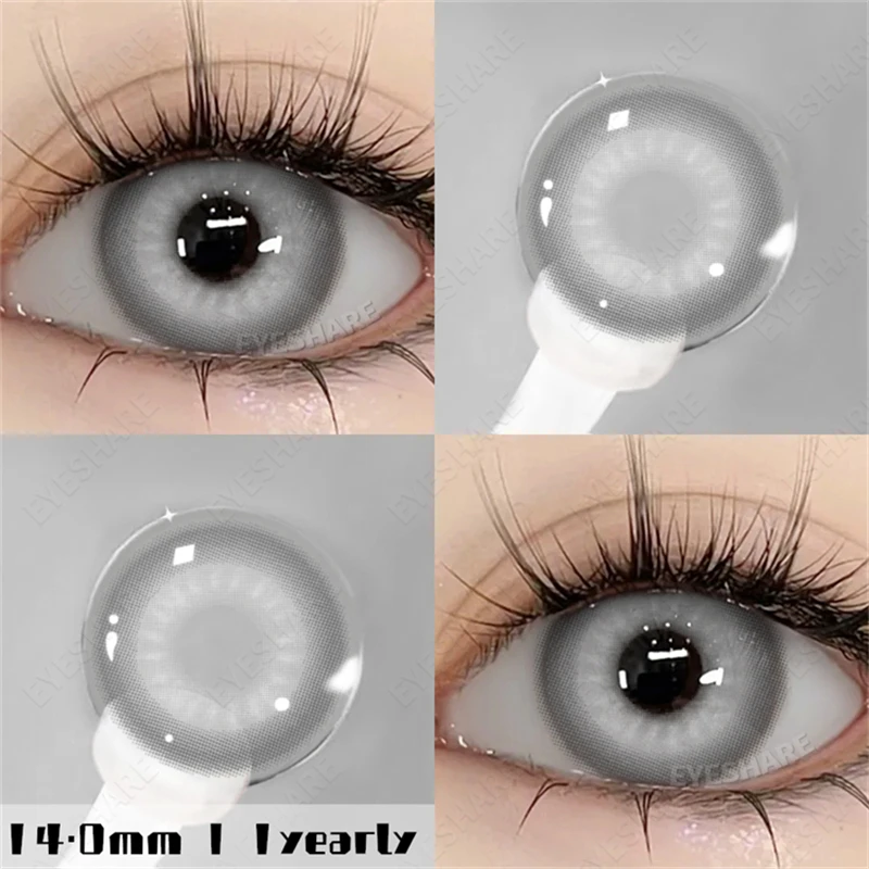 EYESHARE Farbige Kontaktlinsen, 2 Stück, bunte Kontaktlinsen, Anime, Cosplay, Kontaktlinsen, Halloween, Schönheit, Make-up, Farblinse