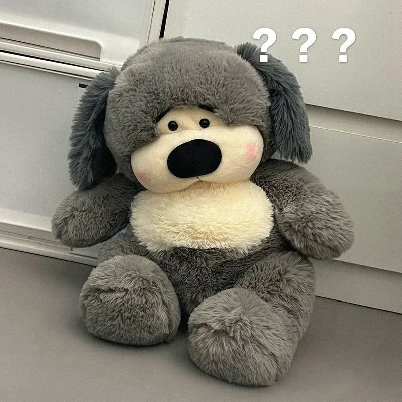 60cm New Style Big Dog Plush Toy Cute and Cute Sleeping Pillow Dog Doll as a Birthday and Christmas Gift for Children