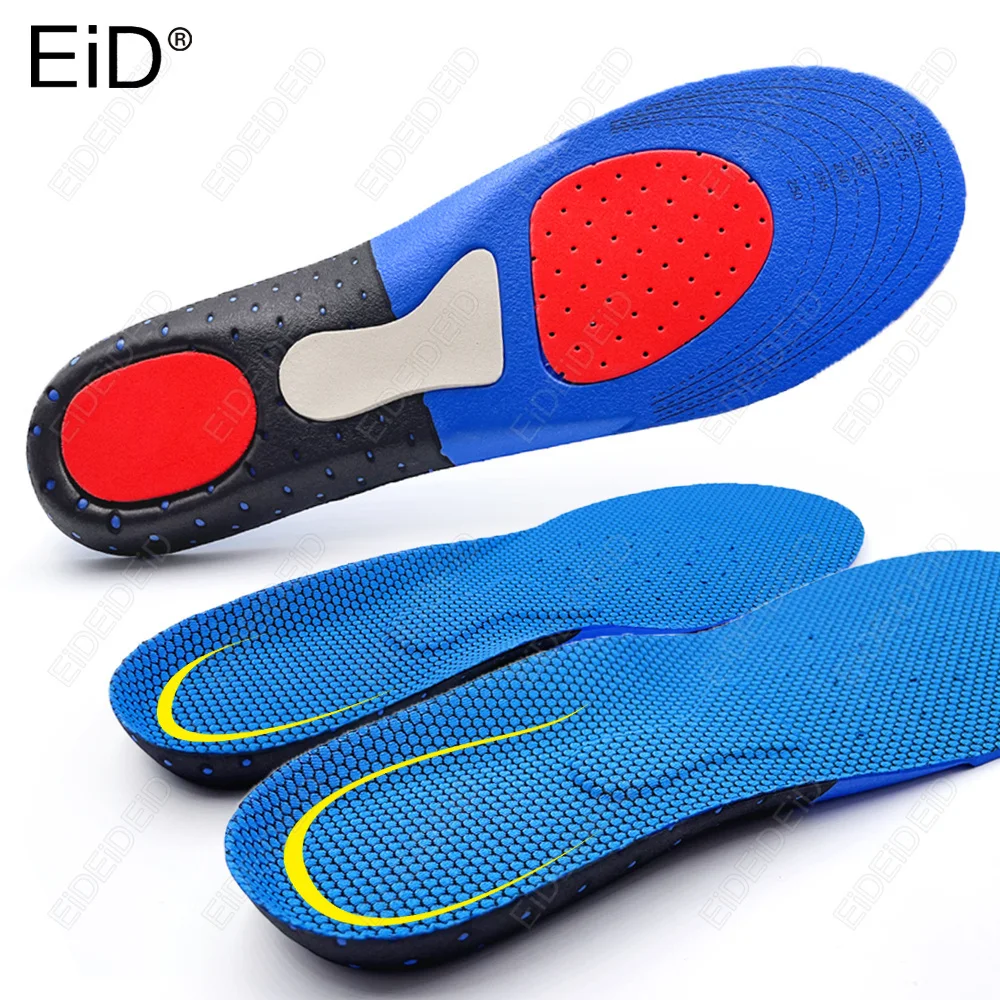 EID 1/2 Pairs Sport Insoles Men Women Orthotic Arch Support 