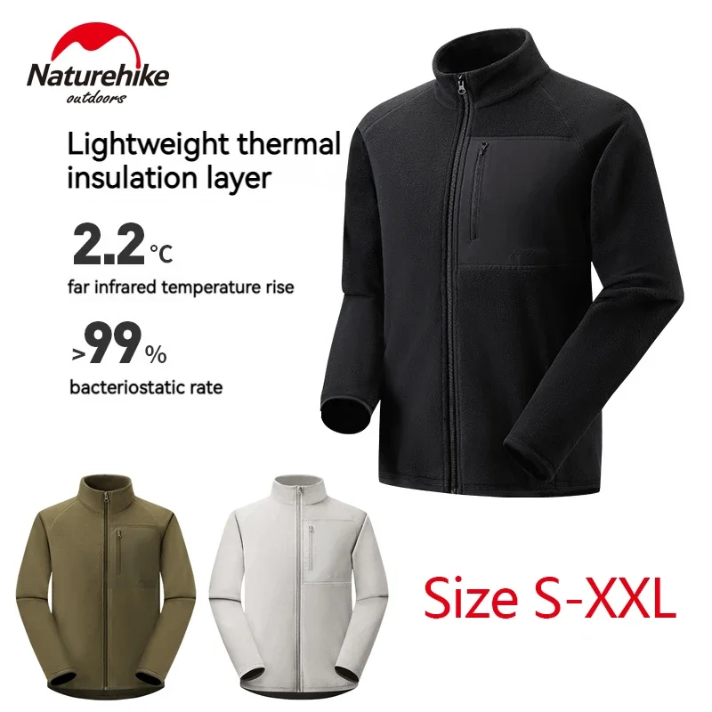 

Naturehike Polar Fleece Jacket Winter Thermal Insulation Layer Coat Ultralight Clothes for Outdoor Camping Hiking Mountaineering