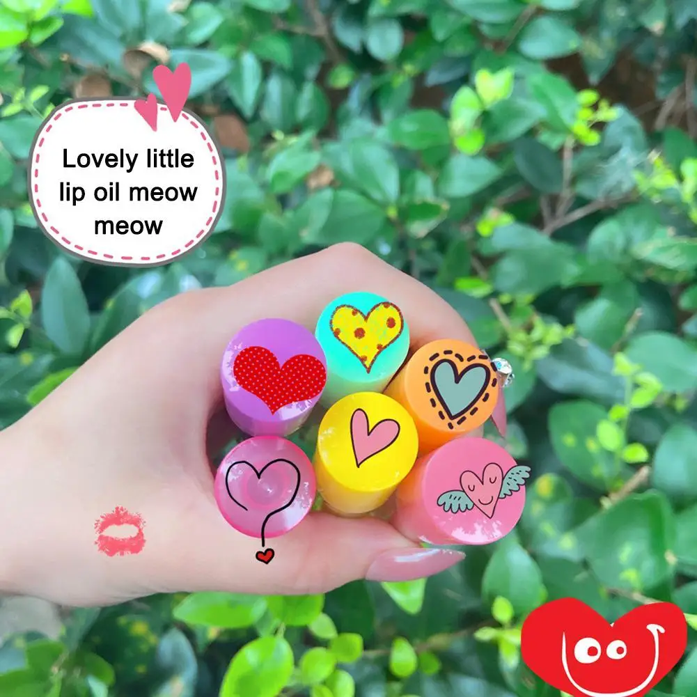 1 pièces couleur aléatoire fruits eau brillant à lèvres huile verre brillant à lèvres Transparent glaçure à lèvres incolore hydratant couleur des lèvres hydratant