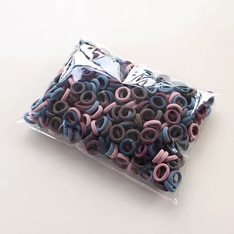 100/300/500Pcs Hair Bands for Children Colorful Nylon Scrunchie Hair Ties Rubber Band Kids Elastic Leagues Girl Hair Accessories - Image 9