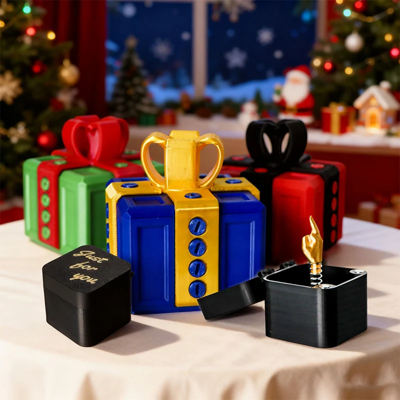 Annoying Present With Middle Finger Annoying Gift Boxes 3d Printed Boxes Inside Box Middle Finger In A Box Surprise Box For Gift
