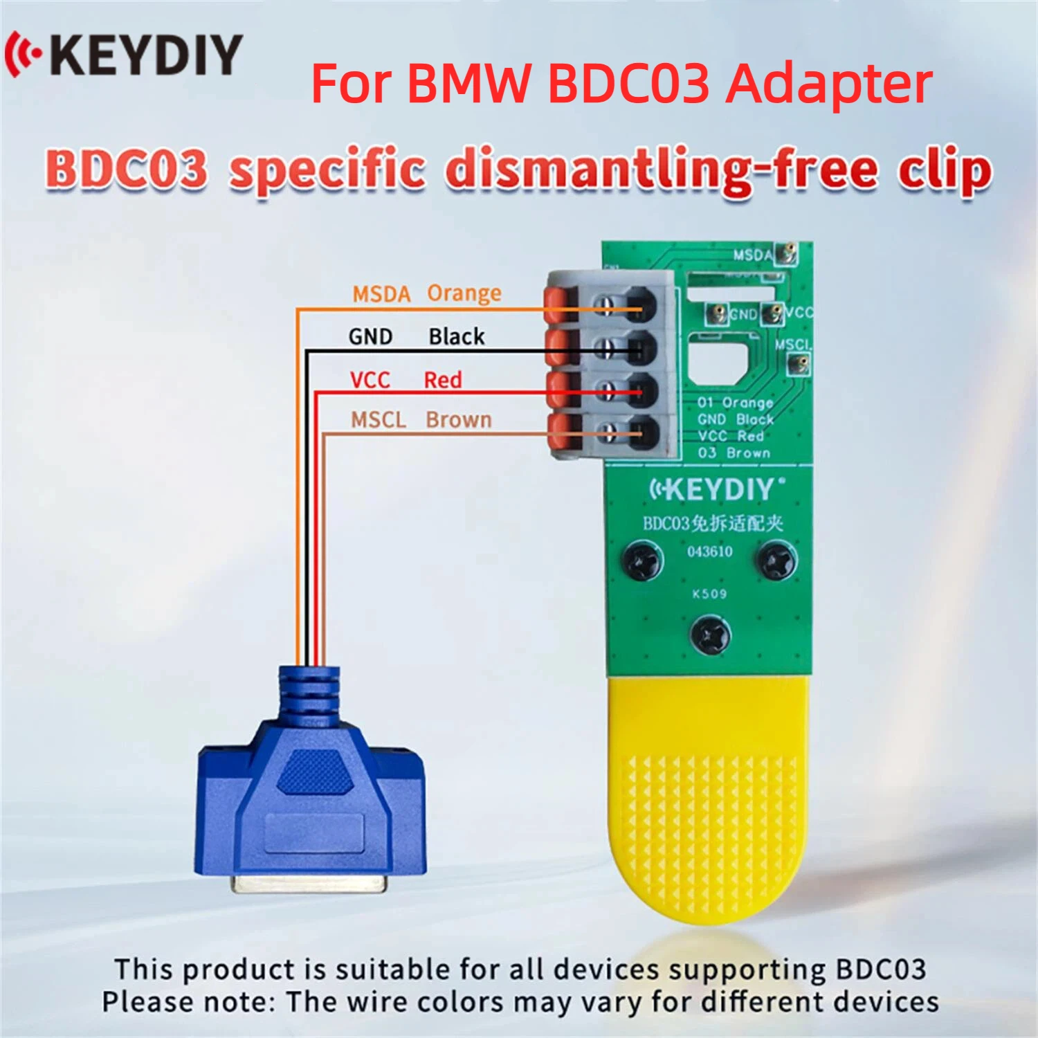 KEYDIY BDC03 Klip Khusus Tanpa Pembongkaran, Bekerja dengan KD-X4
