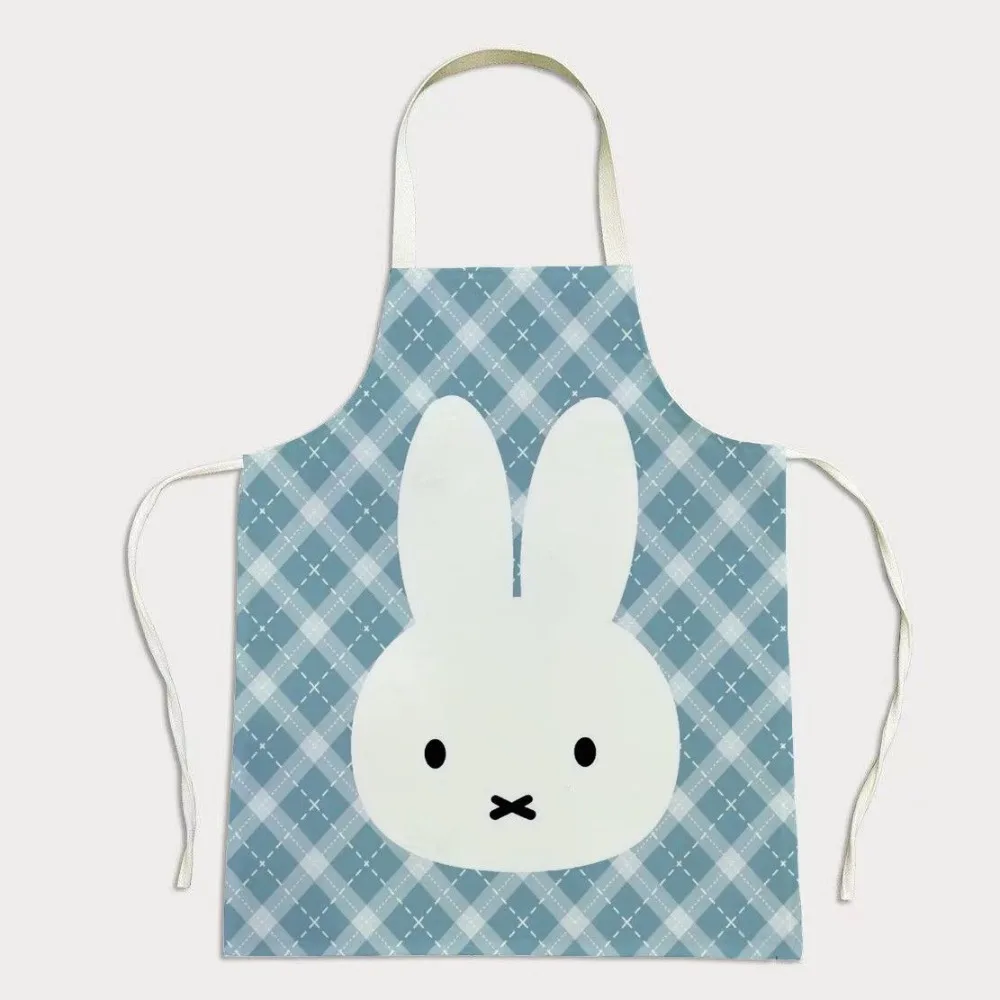 Miffy Kawaii Waterproof Fabric Apron for Adult Kitchen Household Baking and Oil Pollution Prevention Cute Gift Toy view 4
