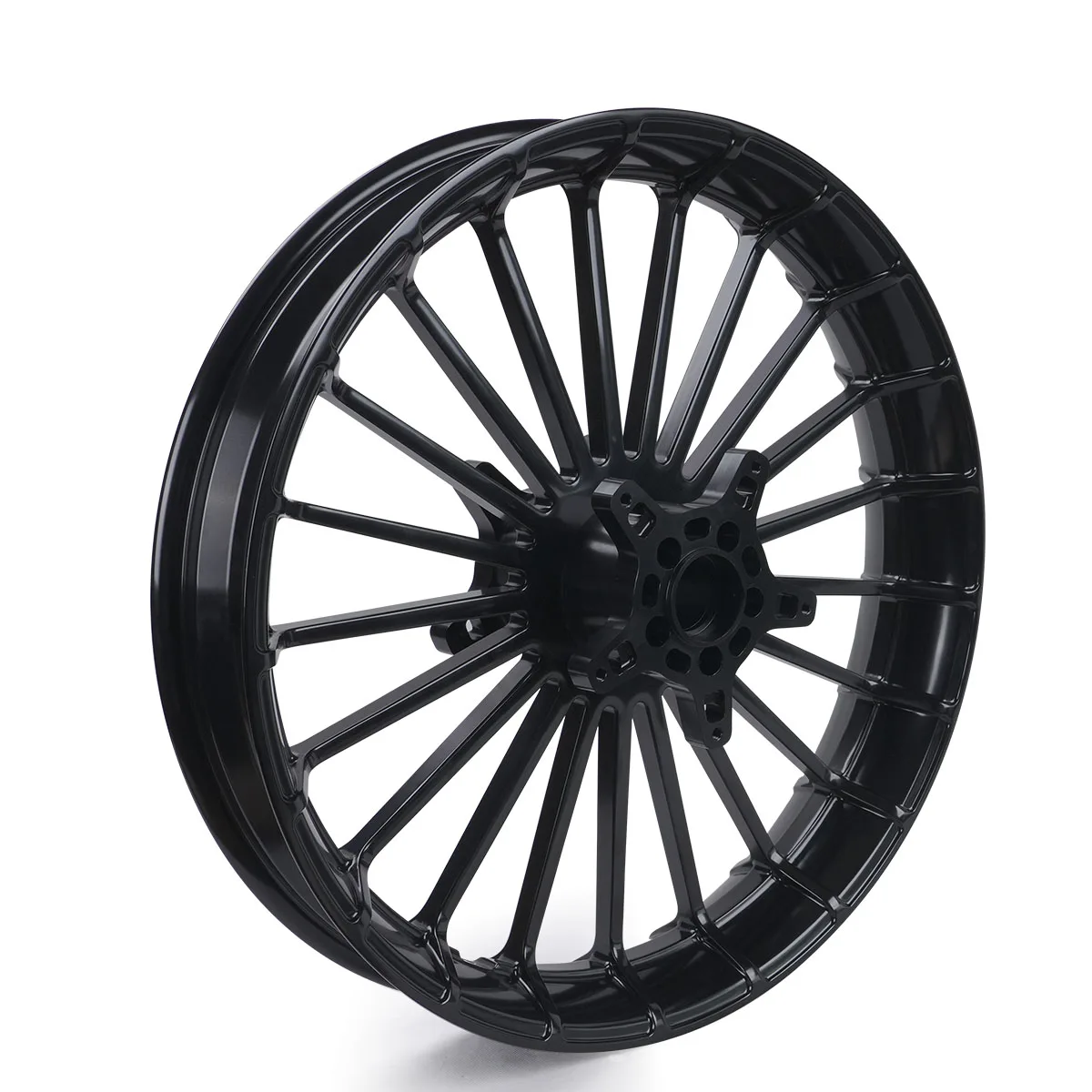 

Motorcycle Black Aluminum Alloy Motorcycle Wheels Rim Accessories Front Rear Hub Wheel Fit for 13-later FXSB FXSBSE