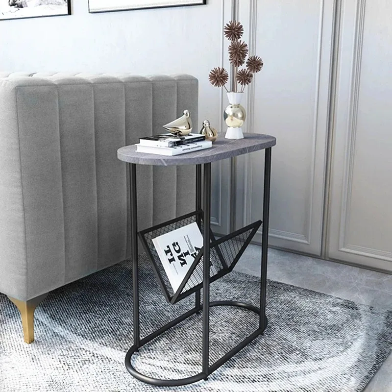 Simple Nordic Light Luxury Coffee Table Sofa Corner Table Bedside Bedroom Marble Small Table Side Furniture mesas