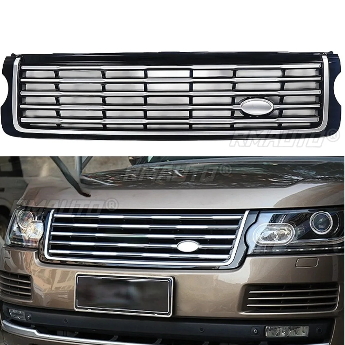 Car Grille Racing Grills Front Grill Front Bumper Grill Chin Body Kit For Range Rover Executive 2013-2017 Car Accessories