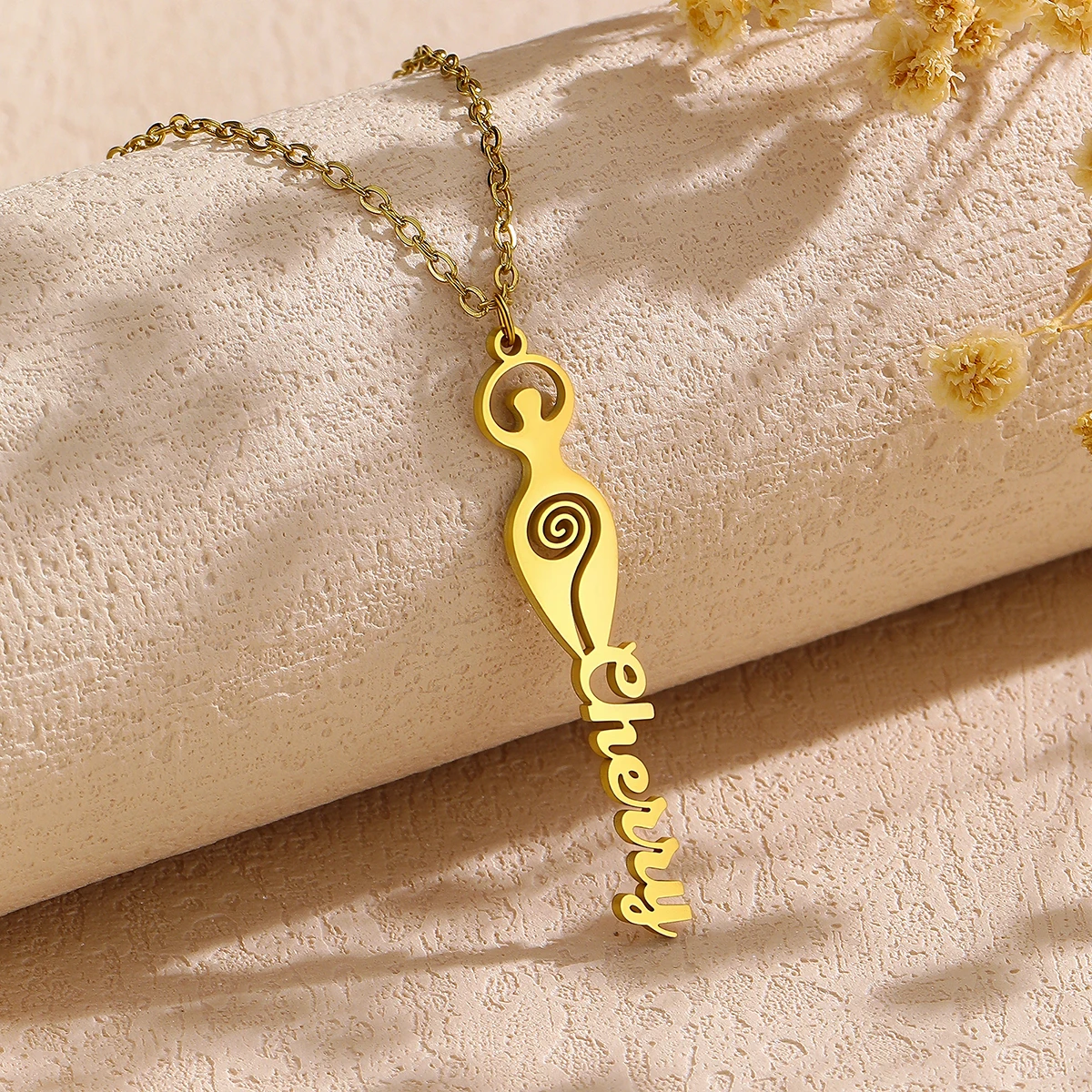 

Cxwind Custom Name Necklace Personalized Golden Choker Stainless Steel Necklace For Women Man Customized Jewelry Weddings Gifts
