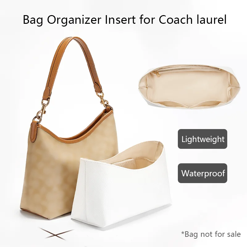 

Bag Organizer Insert For Coach Laurel31 Lightweight Bag Insert Storage Waterproof Dupont Paper Bag Support Bag Accessories