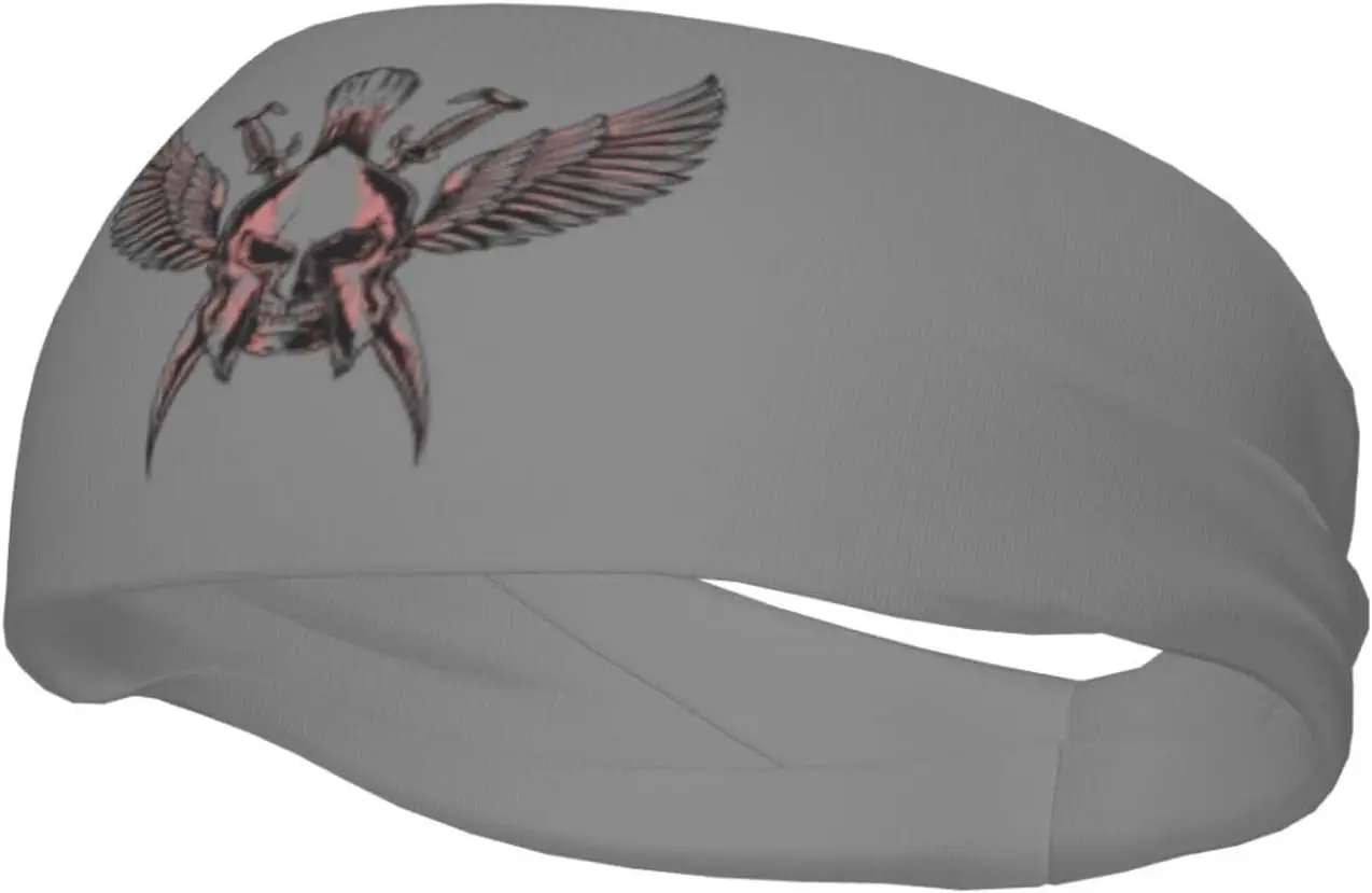 

The Spartans of The Sword Headbands for Women Men Non Slip Headband,Soft Elastic Sports Hair Bands for Women's Hair, Basketball