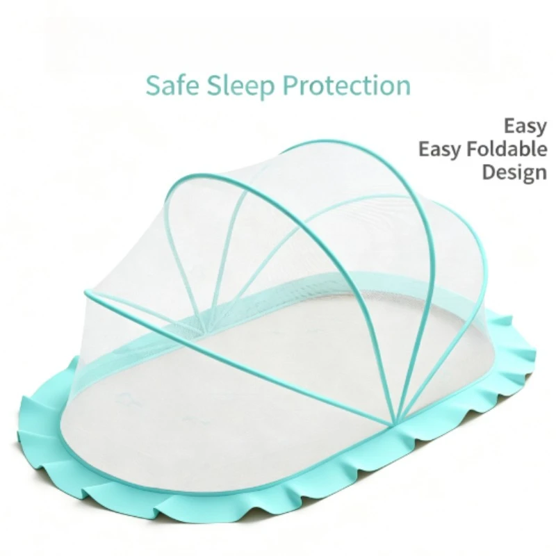 Foldable Mongolian Yurt Mosquito Net – No Bottom,Single Beds, Easy Setup & Storage for Home/Dorm/Trav