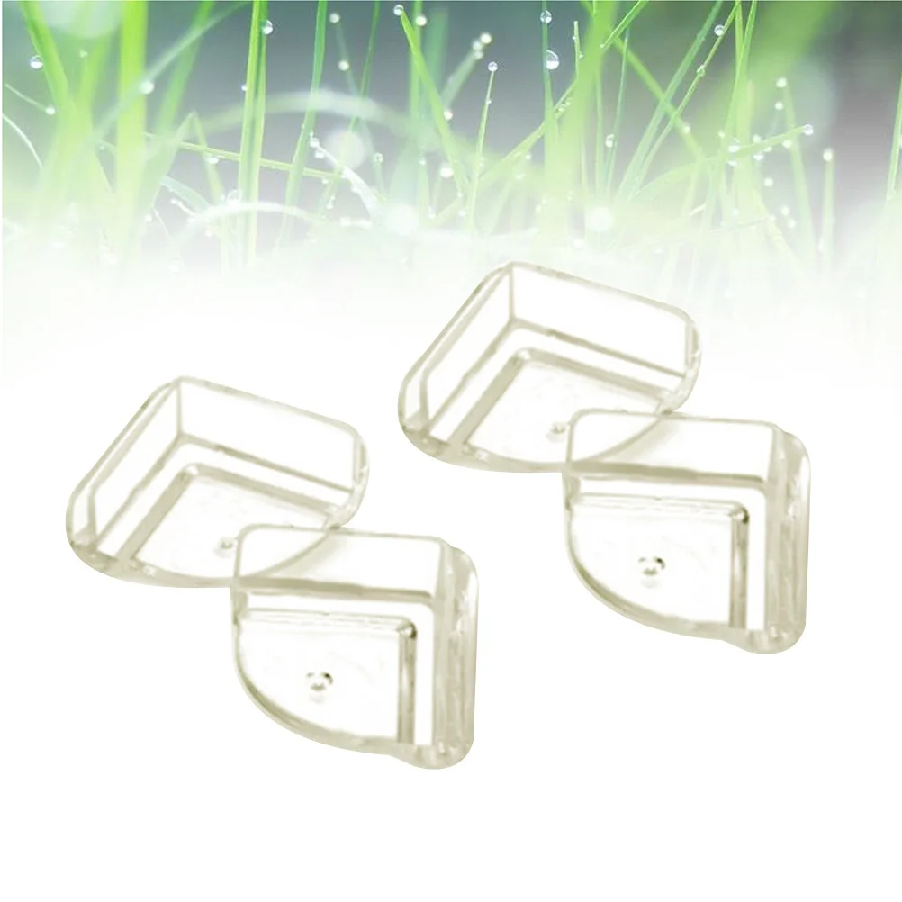 

4pcs Baby Children Safety PVC L Shaped Table Corner Anti-collision Cushions Guards Protectors (Transparent)