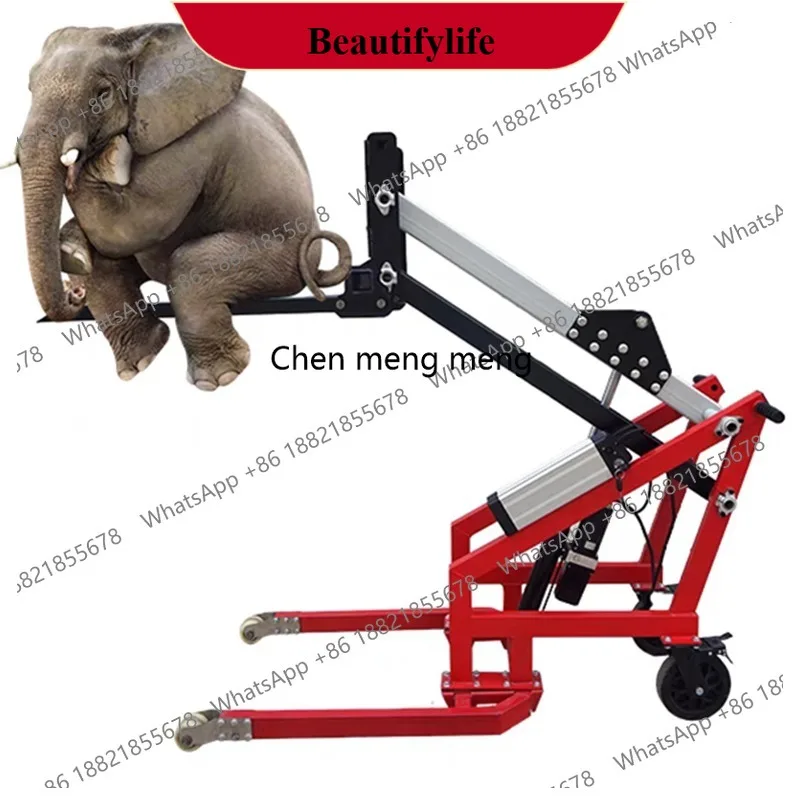 z189 1.5m Electric Portable 500kg Unloading Truck Forklift Stacker Outdoor Curved Arm Forklift