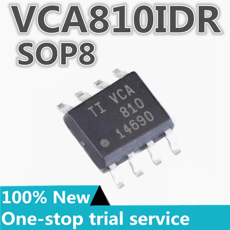 2-20PCS %New VCA810IDR VCA 810 SOP8 VCA821IDR VCA821ID SOP14 High gain adjustment range broadband voltage control amplifier