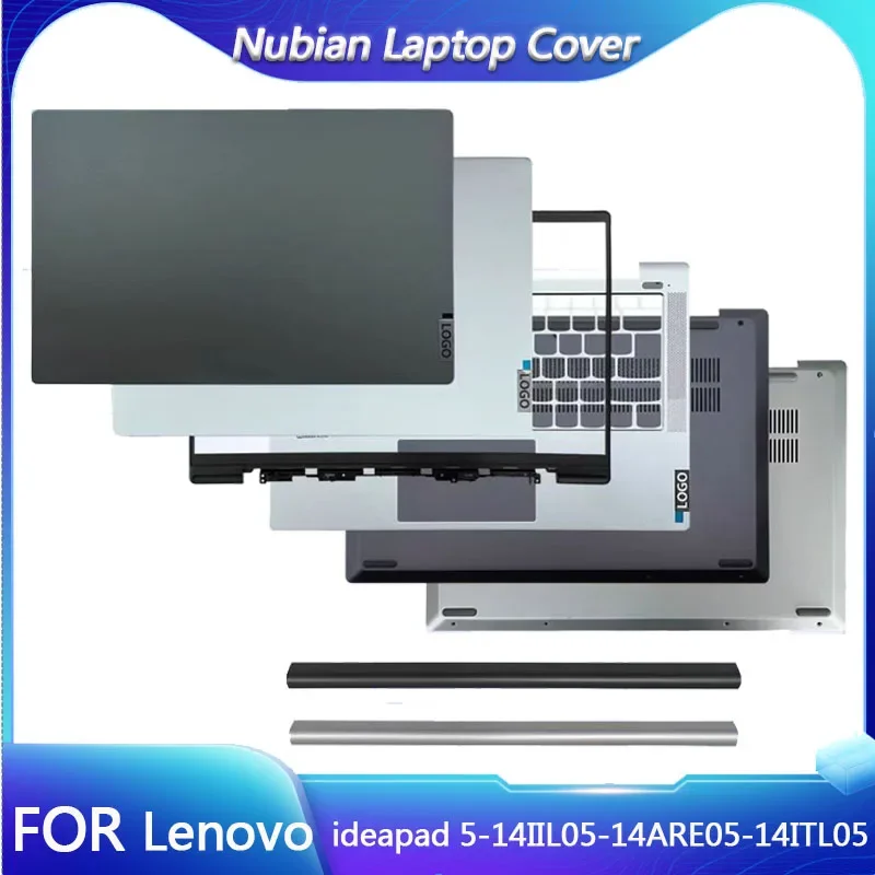 New For Lenovo Ideapad 5-14IIL05-14ARE05-14ITL05 Laptop LCD Rear Cover/Front Frame/Palm Pad/Bottom Cover/hinges/Axle Cover