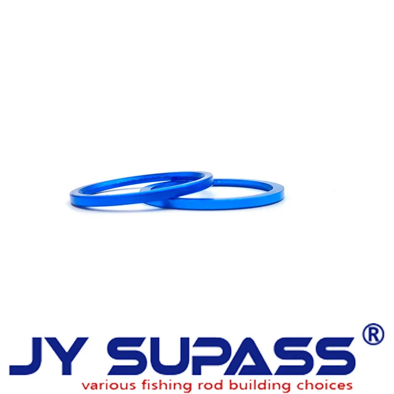 JY SUPASS 5pcs R1 wind check contracted fishing rod building kit trim ring for rod building Fishing Rod aluminum part