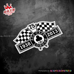 For Artwork 75th Cafe Racer helmet motorcycle motor bike Stickers Waterproof Decals 19