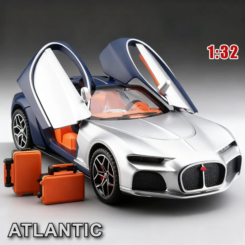 1:32 carro esportivo atlántico liga simulação modelo de carro fundição brinquedo infantil presente hobby coleção decoração