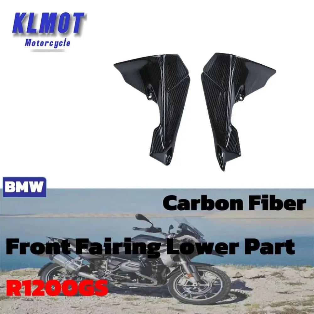 Accesorios Moto Spare Parts Front Fairing lower Part 3K 100% Carbon Fiber Motorcycle Accessories Kit For BMW R1200GS R1250GS