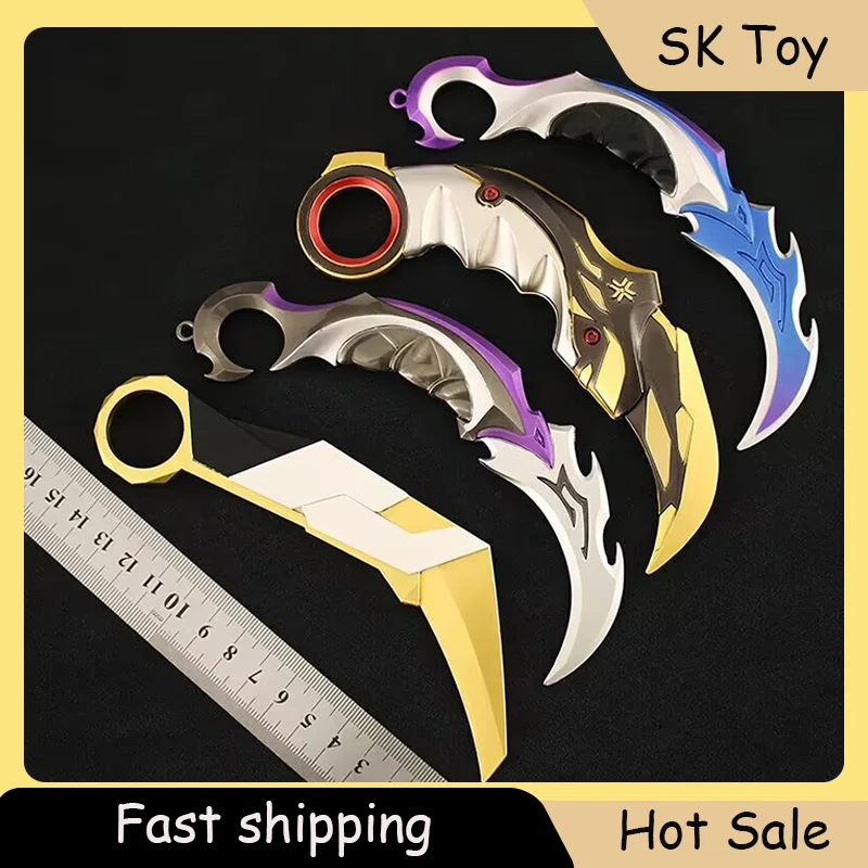 

Valorant Melee Knife Toy Sword Figure Karambit Prime Reaver Series VCT Claw Knife Ion Tactical Knives Boys Gifts Game Gifts