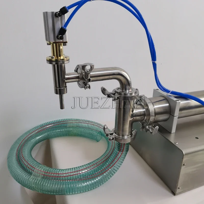 Máquina de llenado de 1 Kg, botella de 0,3 litros, líquido semiautomático de sobremesa, crema de un solo cabezal, champú, suero pequeño