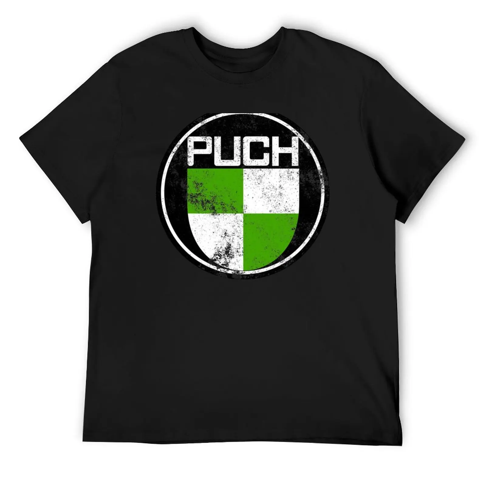 

T3 Synro Puch Logo Grunge Bulli Vespa Scooter T-Shirt vintage anime mens big and tall t shirts