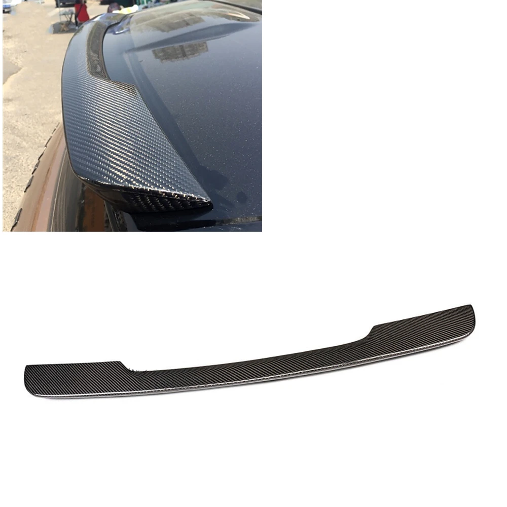 

Carbon Fiber Rear Trunk Spoiler Wing Tailgate Upper Lip Decklid Flap Trim For Land Rover Rand Rover Evoque 2012-2015