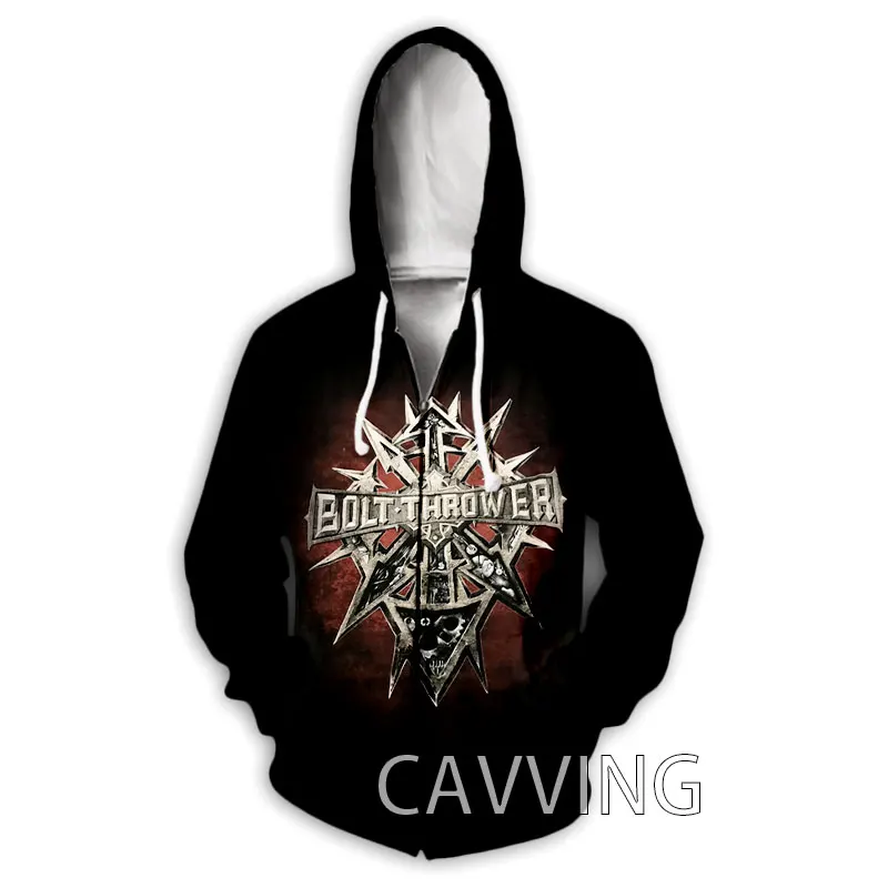 New Fashion  3D Print  Bolt Thrower   Zipper Hoodies Zip Up Hooded Sweatshirts Harajuku Hoodie Hip Hop Sweatshirts