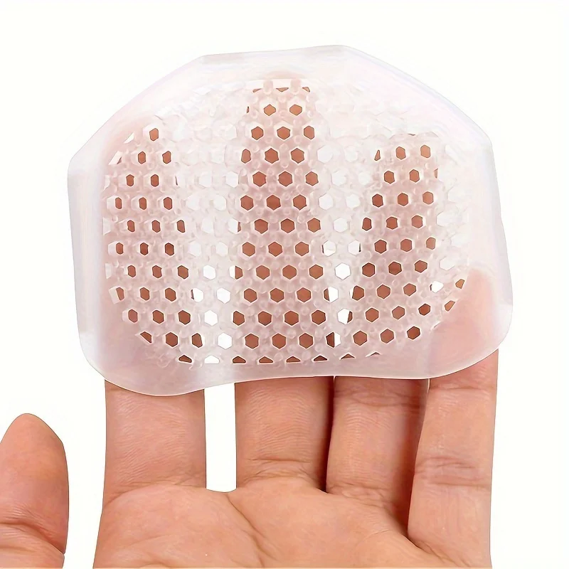 

White Black Skin Breathable Anti-slip Soft Silicone Forfoot Cushion Pads