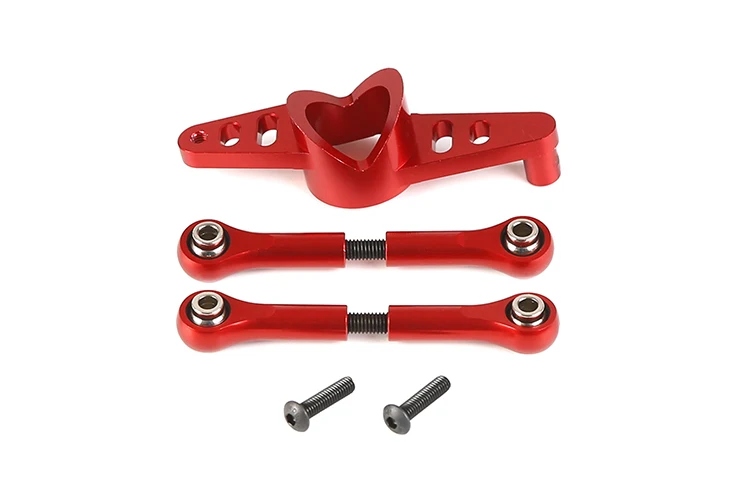 CNC Double Aluminum Push-Pull Steering Kit for Rovan LT LOSI 5IVE-T 4WD Truck