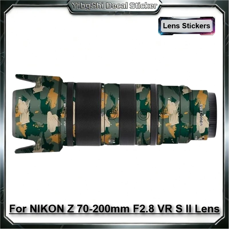 

Защитная виниловая пленка-наклейка для объектива Nikon Z 70-200mm F2.8 VR S II, защитное покрытие для корпуса объектива 70-200 II