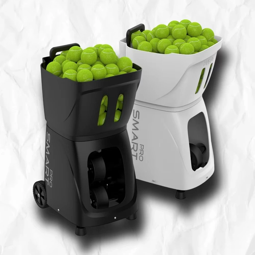 High Performance Portable Tennis Ball Machine with App Control and Adjustable Spin Feed for Court Training