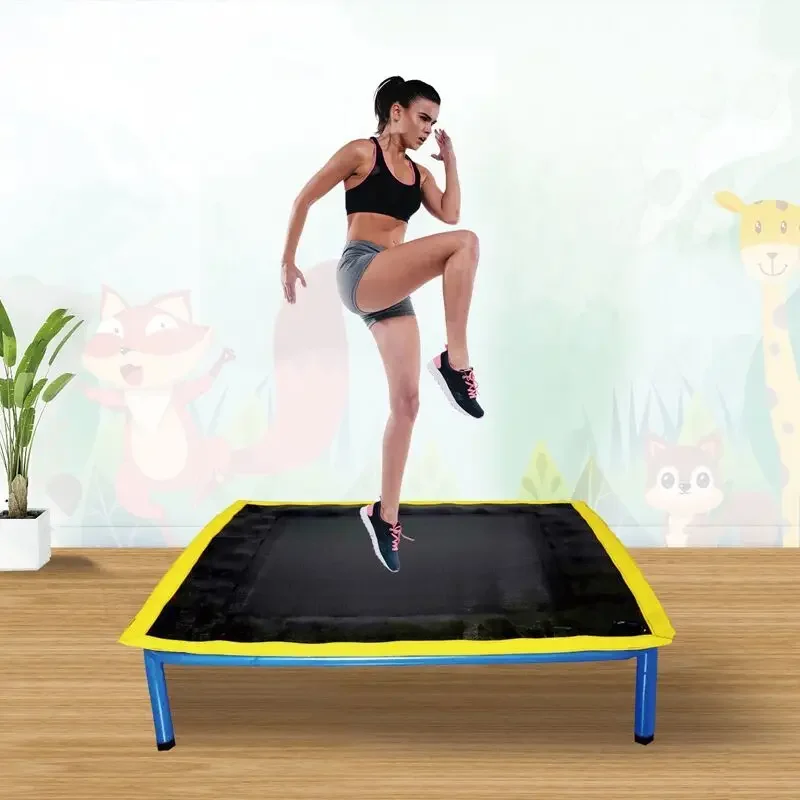 Trampolín Doméstico para Niños, Práctico y Popular, Trampolín Pequeño Mejorado con Bungee para Adultos, Trampolín de Fitness para Pérdida de Peso, Trampolín Infantil para Interiores