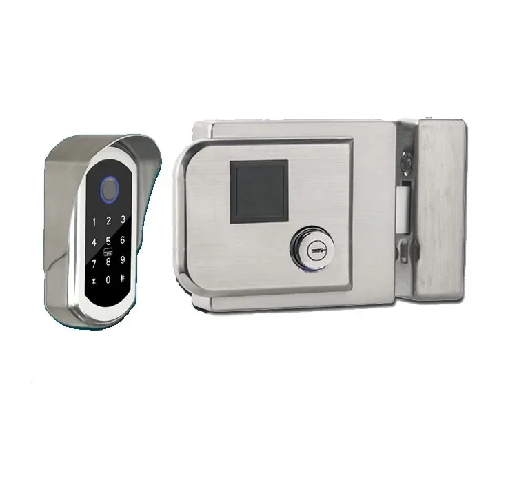 

Wireless Smart Door Lock Fingerprint Smart Key Lock Waterproof Smart Lock for House Yard Door, Courtyard Door