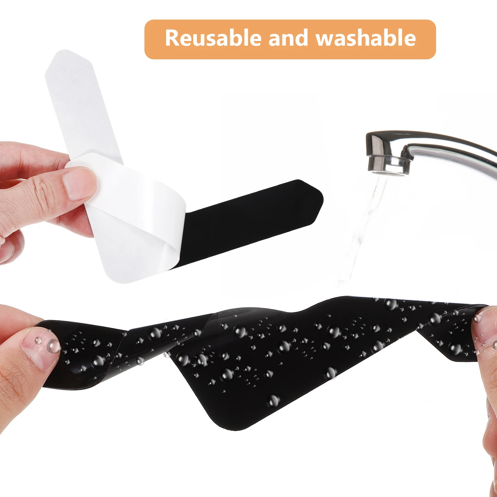 

12pcs Non Slip Carpet Sticker Reusable Washable Rug Pad Anti Curling Gripper Corner Stopper Bath Mat Adhesive Tape
